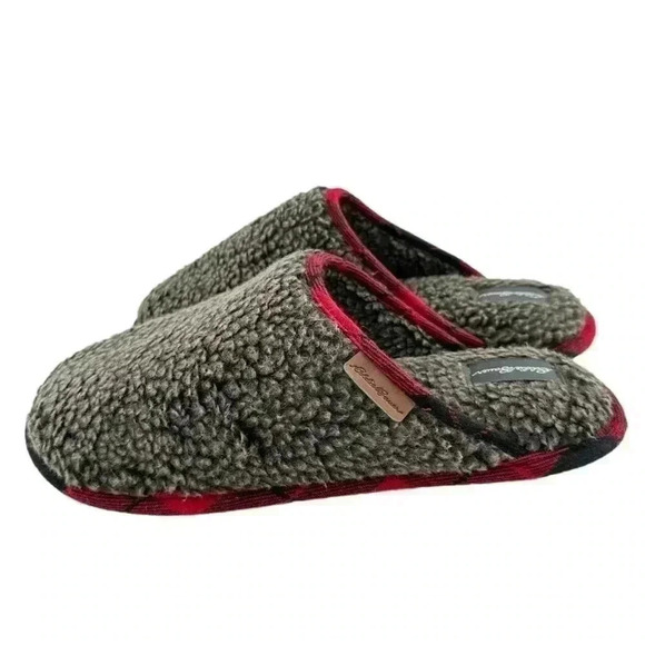 New Eddie Bauer mens slippers size 11 44 gray red plaid
Wool Christmas holiday main image 6
